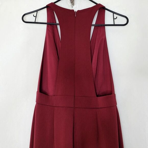 Jaygodfrey Brandon Stretch Crepe Racerback Jumpsuit Size 4 - Picture 8 of 13